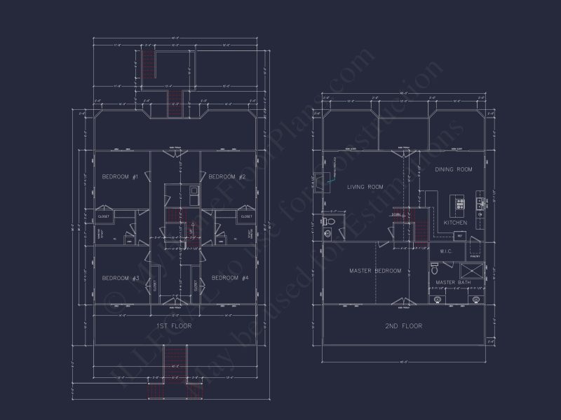 Beach house Plan with Elevator: 4 Bed, 3.5 Bath Coastal Design