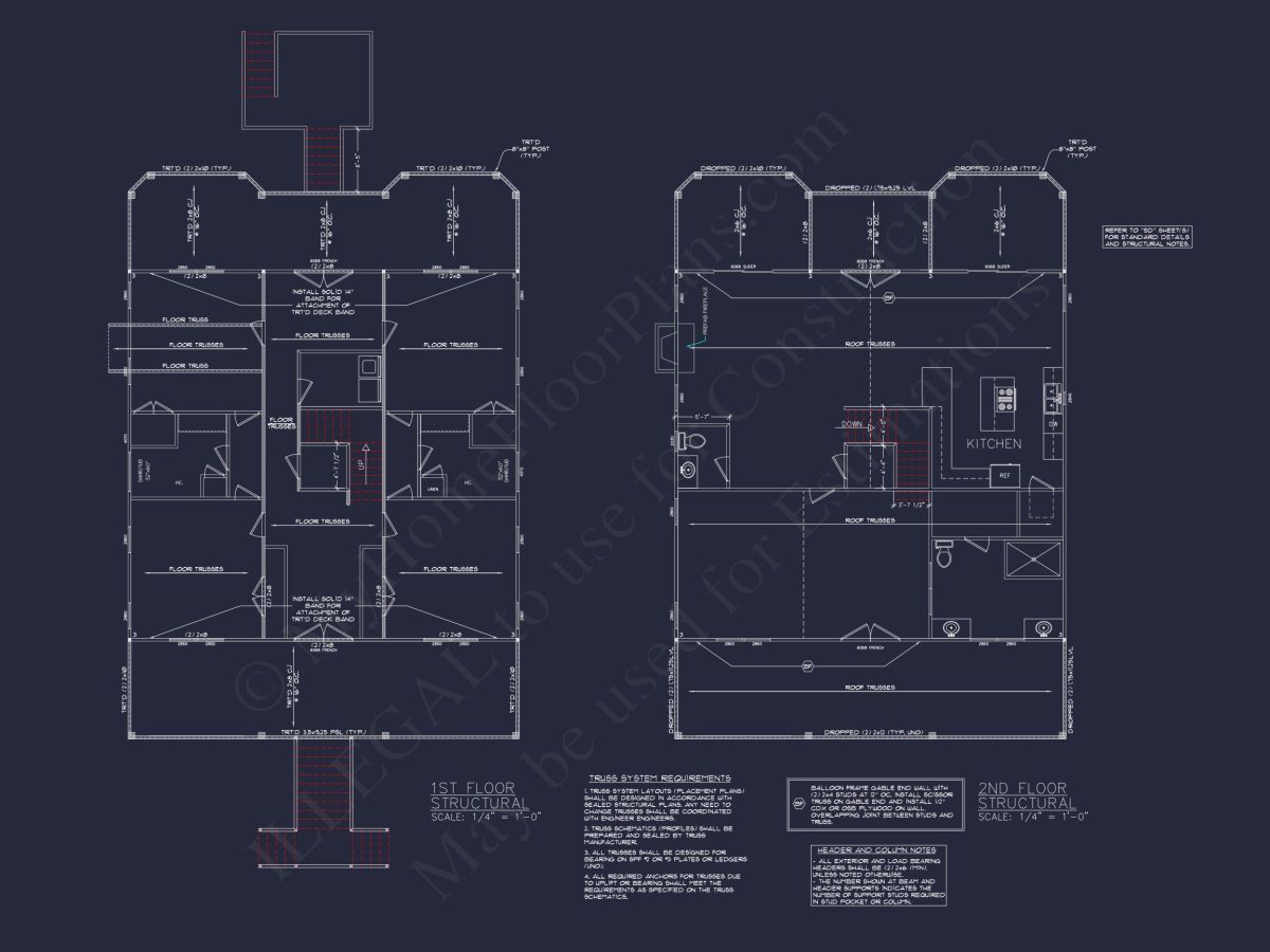 Beach house Plan with Elevator: 4 Bed, 3.5 Bath Coastal Design