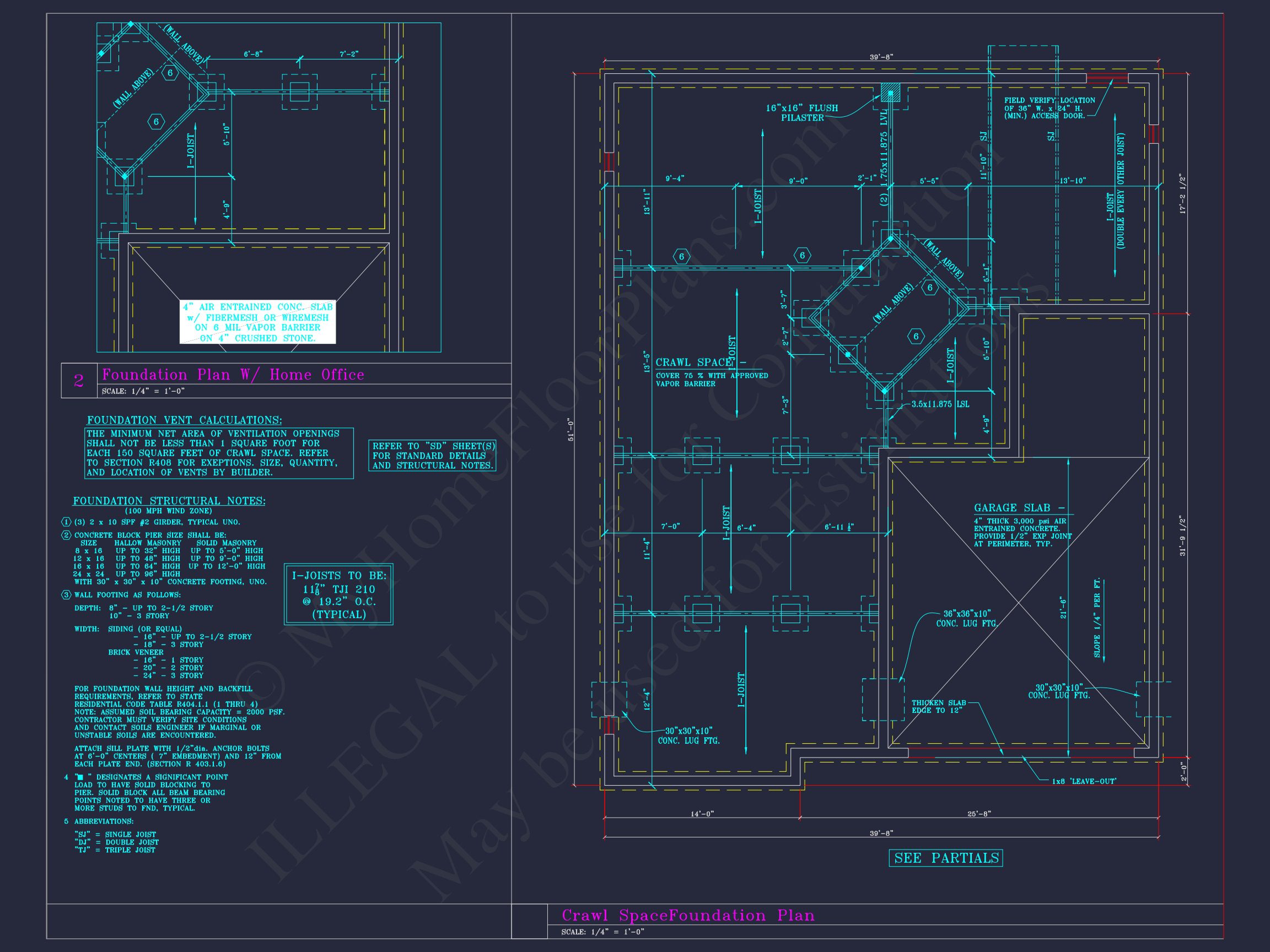 Beautiful 2-Story house Plan with 4 Bedrooms and CAD Blueprints