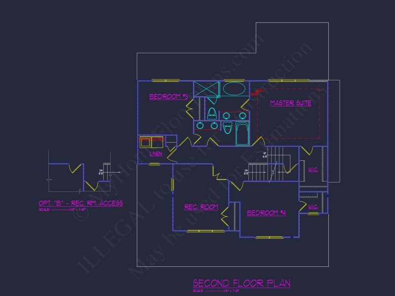 Beautiful 2-Story house Plan with CAD Blueprint Designs