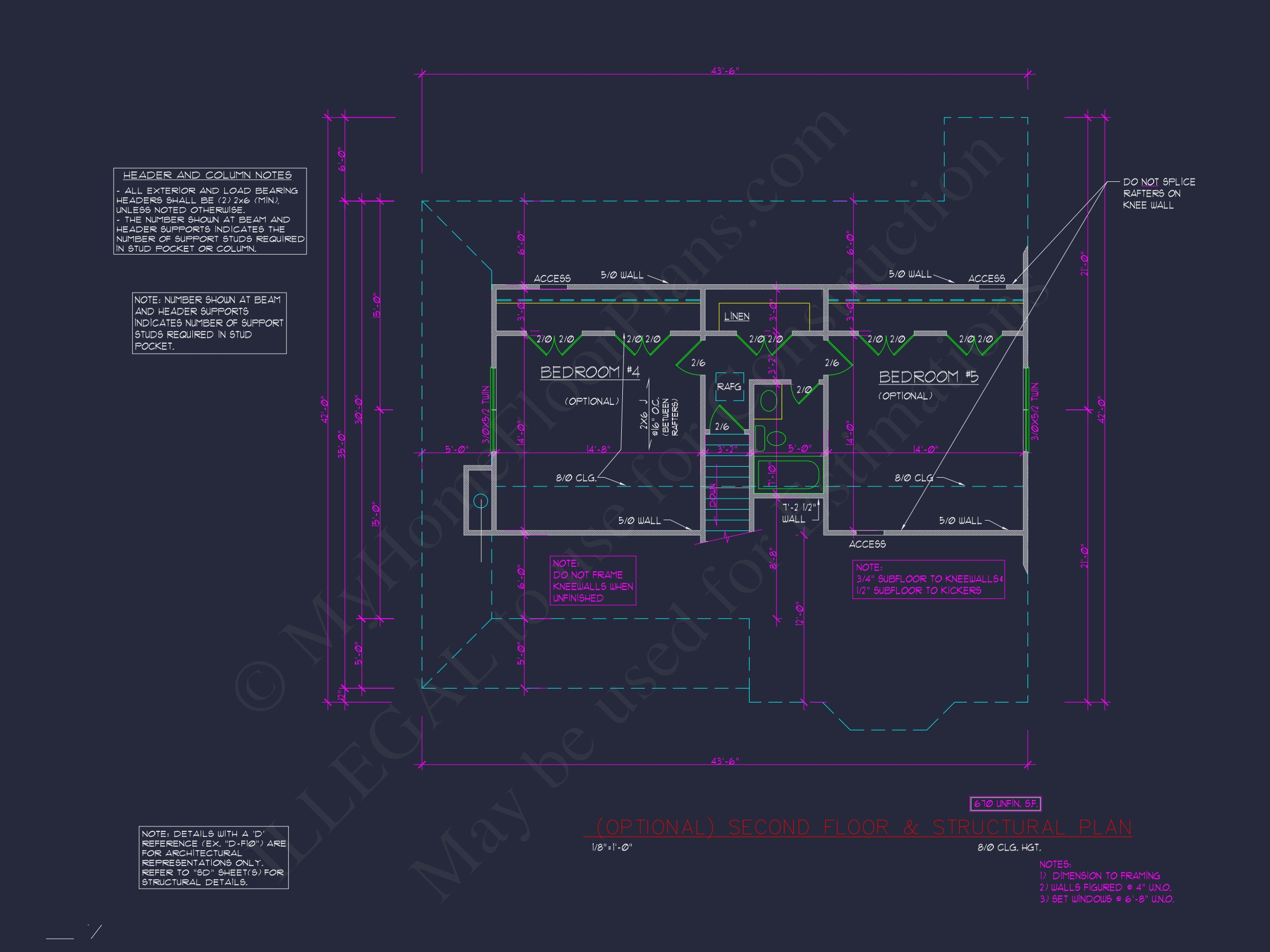 Beautiful 2-Story Home Plan with CAD Designs and Blueprint