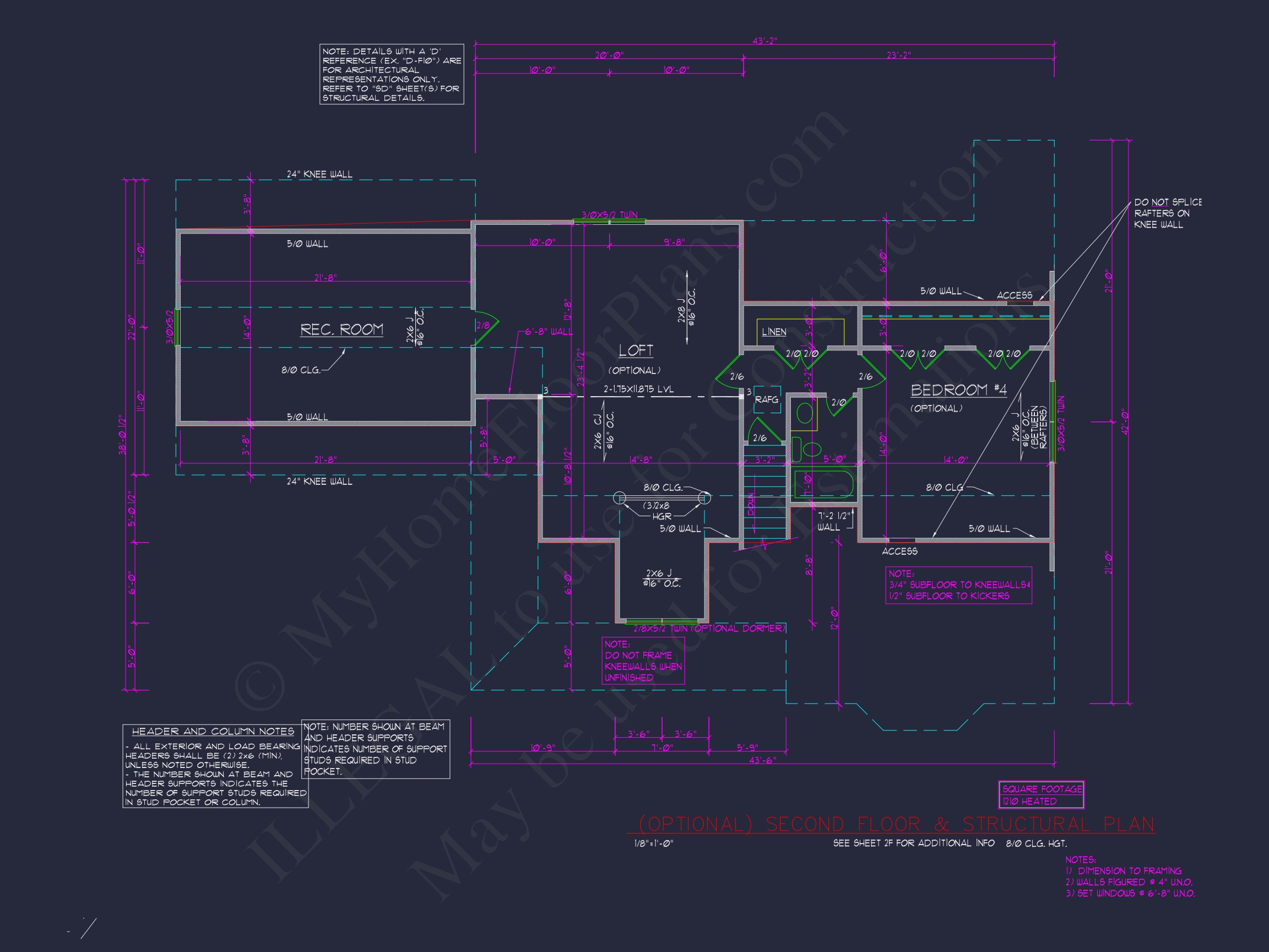 Beautiful 2-Story Home Plan with CAD Designs and Blueprint