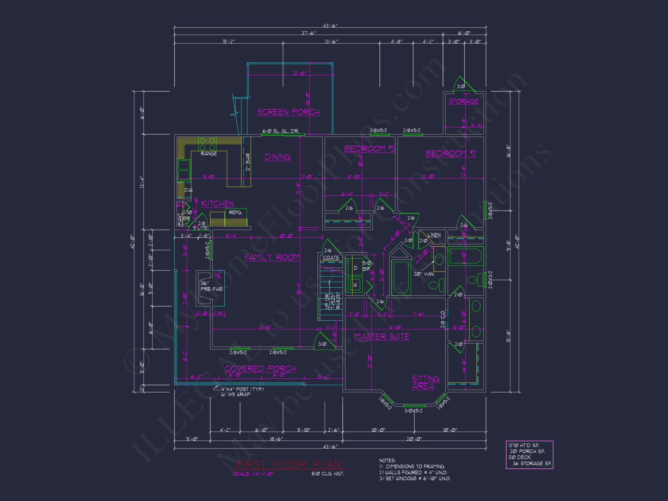 Beautiful 2-Story Home Plan with CAD Designs and Blueprint