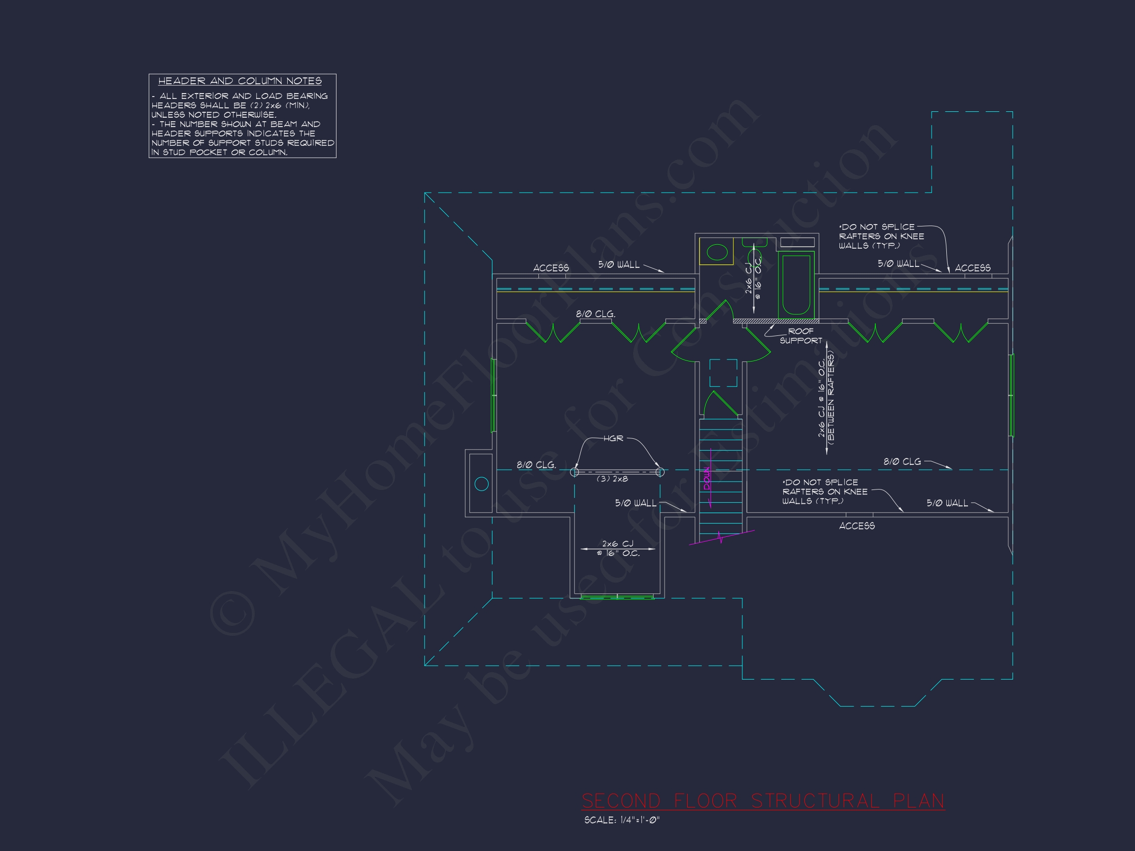 Beautiful 2-Story Home Plan with CAD Designs and Blueprint