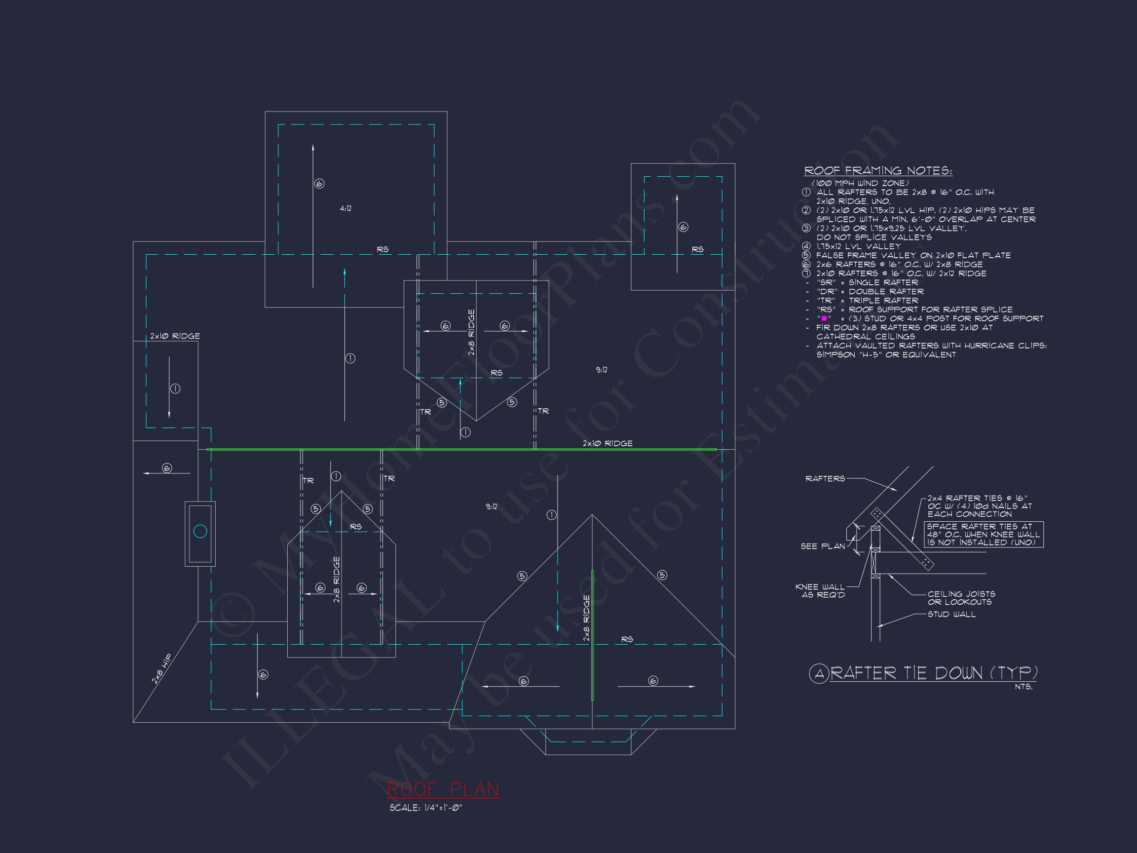 Beautiful 2-Story Home Plan with CAD Designs and Blueprint