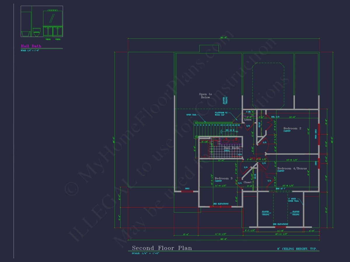 Beautiful 2-Story house Plan with CAD Floor Designs & Blueprint