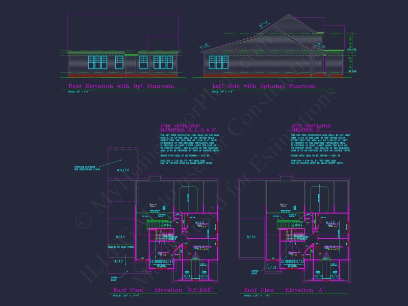 Beautiful 2-Story house Plan with CAD Floor Designs & Blueprint