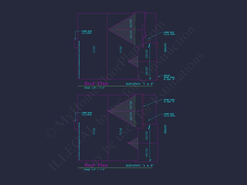 Beautiful 2-Story house Plan with CAD Floor Designs & Blueprint