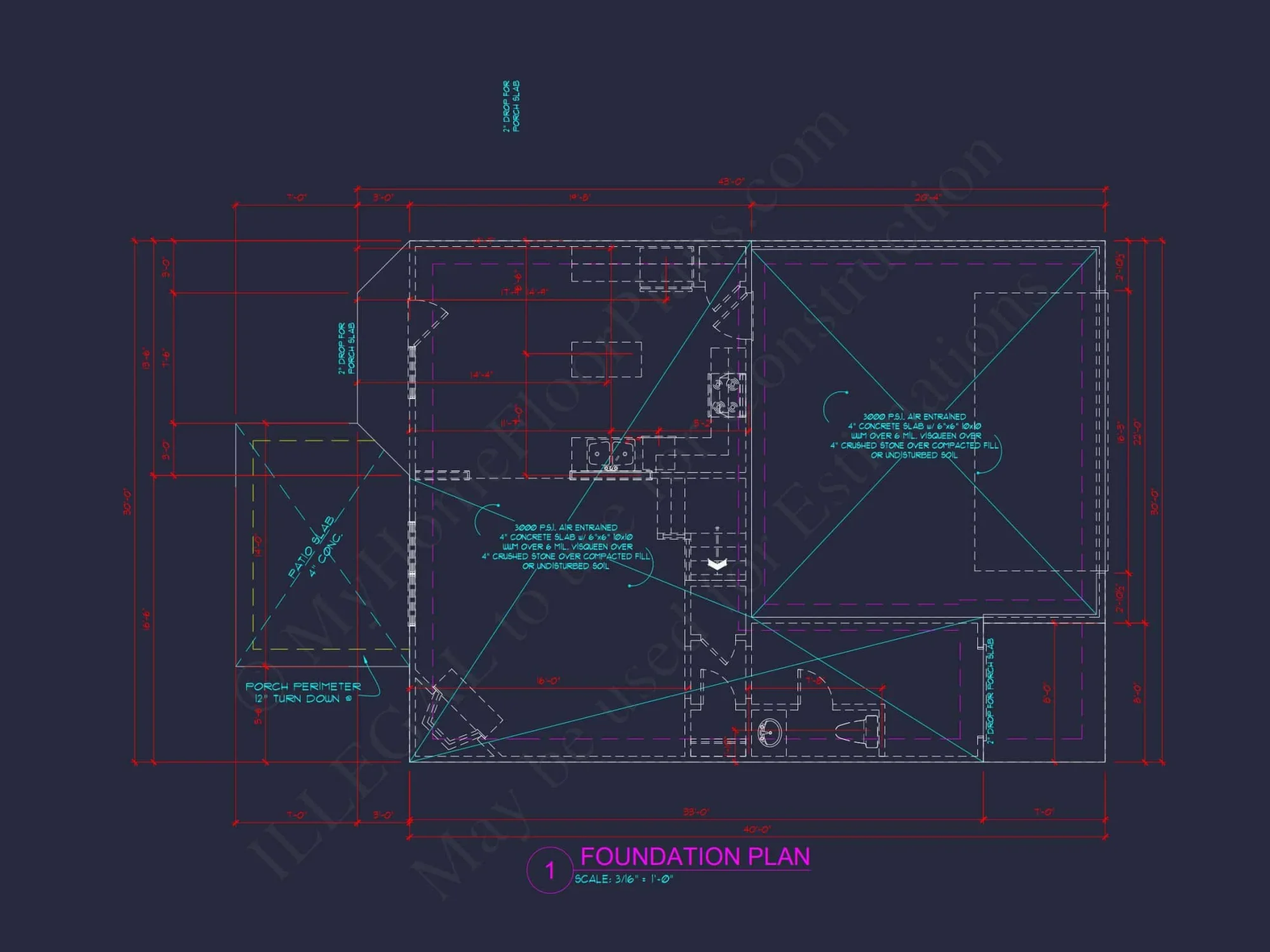 Beautiful 2-Story house Plan with CAD Floor Designs and Blueprint