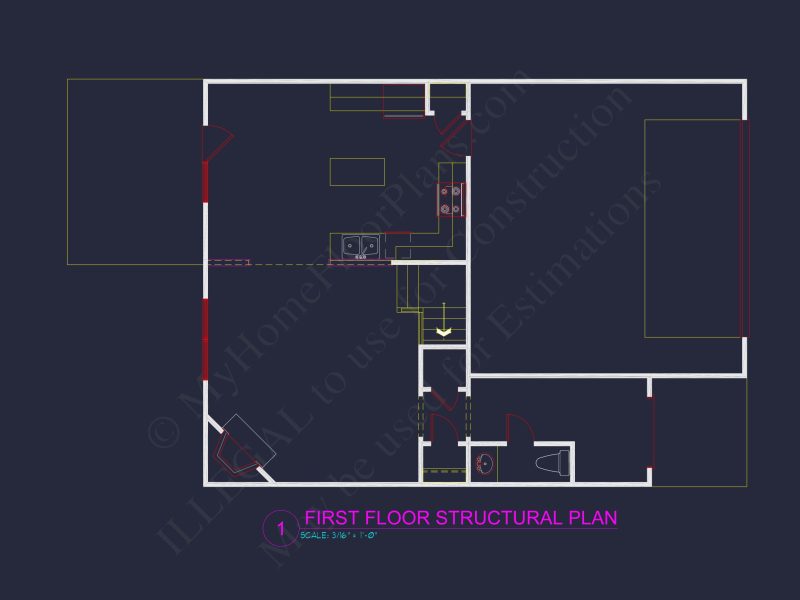 Beautiful 2-Story house Plan with CAD Floor Designs and Blueprint