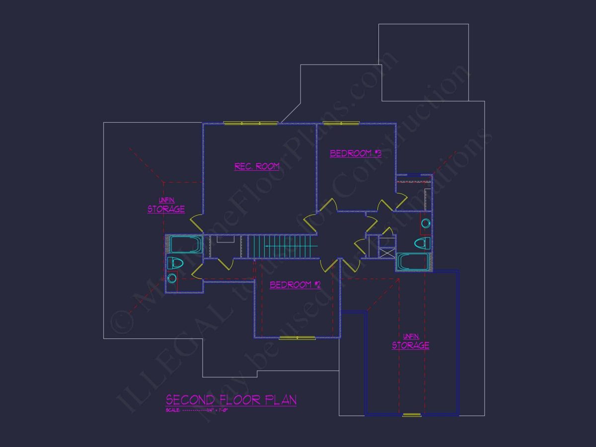 Beautiful 2-Story house Plan with Family-Friendly Floor Plan Designs