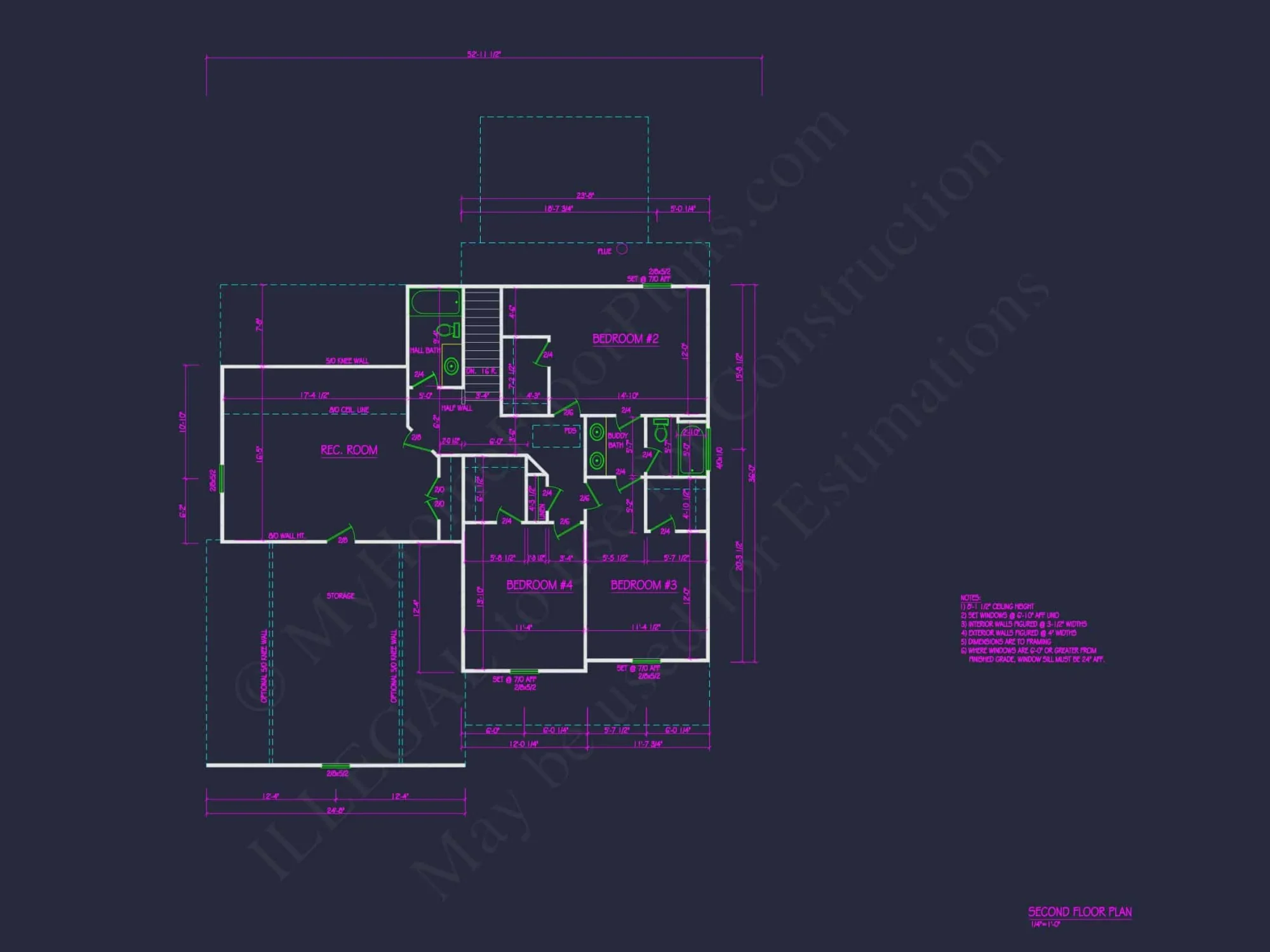 Beautiful 2-Story house Plan with Traditional CAD Designs