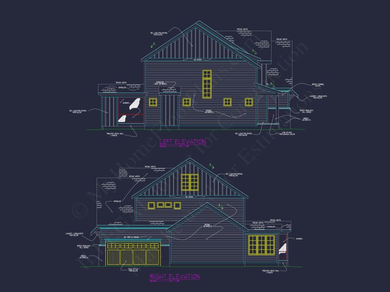 Beautiful 2.5 Story house Plan with Spacious Floor Plan Designs