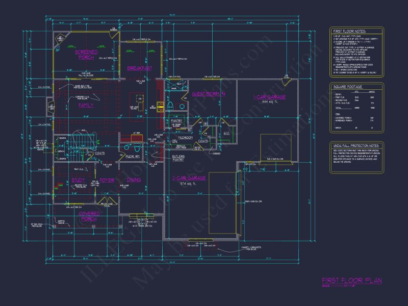Beautiful 2.5 Story house Plan with Spacious Floor Plan Designs