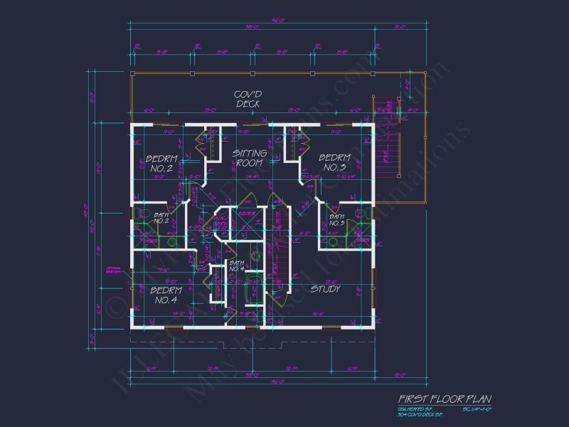 Beautiful 3-Story Coastal house Plan with CAD Blueprints