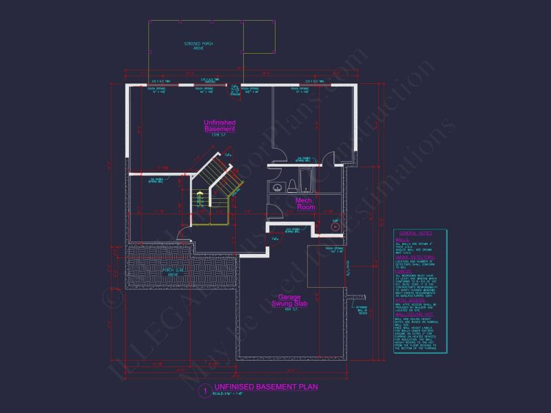 Beautiful 4-Bedroom house Plan with Open Floor Designs & CAD Blueprint