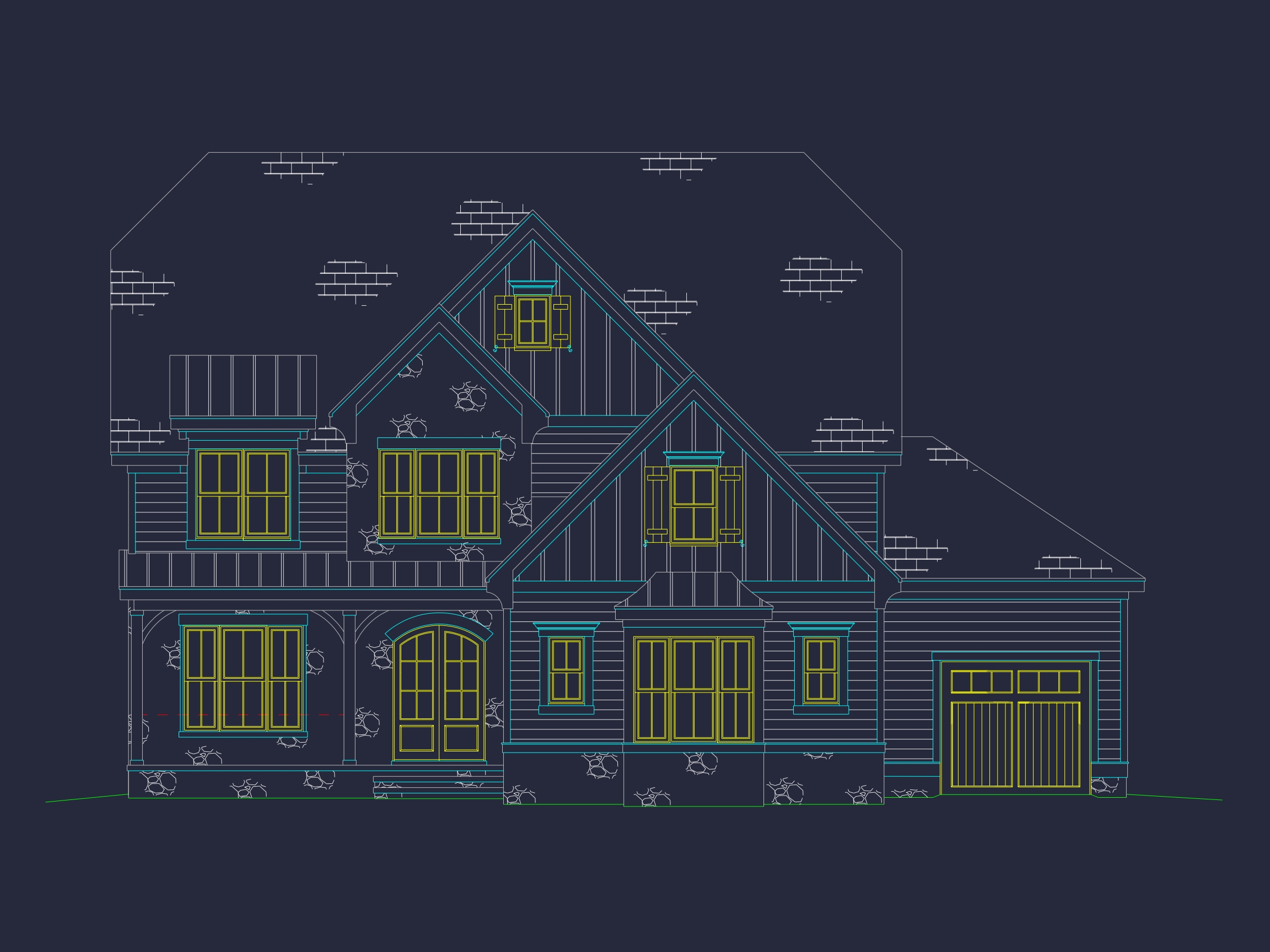 Beautiful 5-Bedroom Home Plan with CAD Floor Plans & Designs