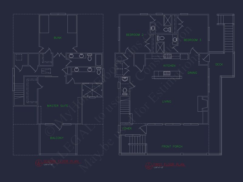 2-Story Architectural Designs