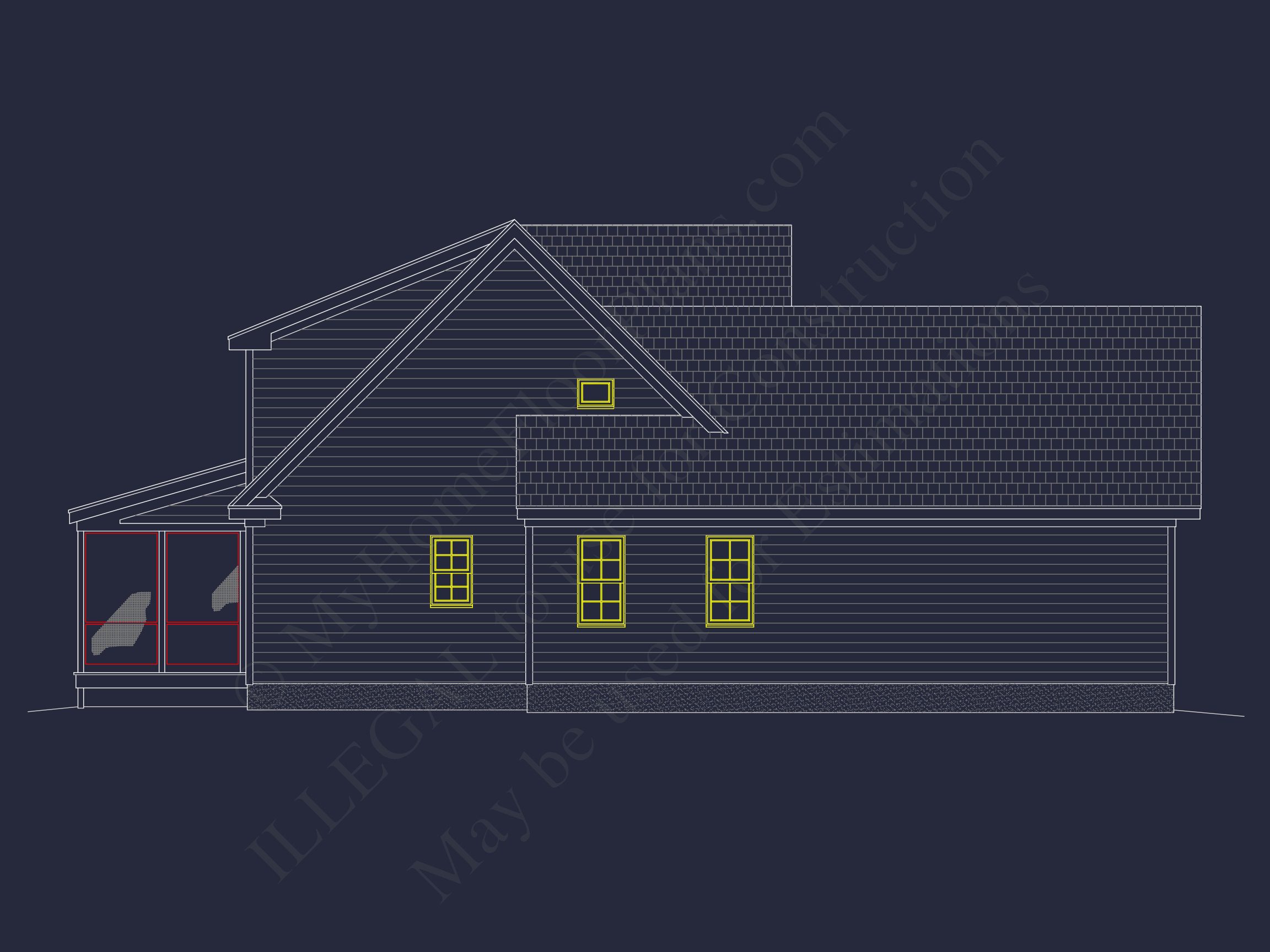 Beautiful CAD house Plan: 4 Bedroom Floor Plan with Designs