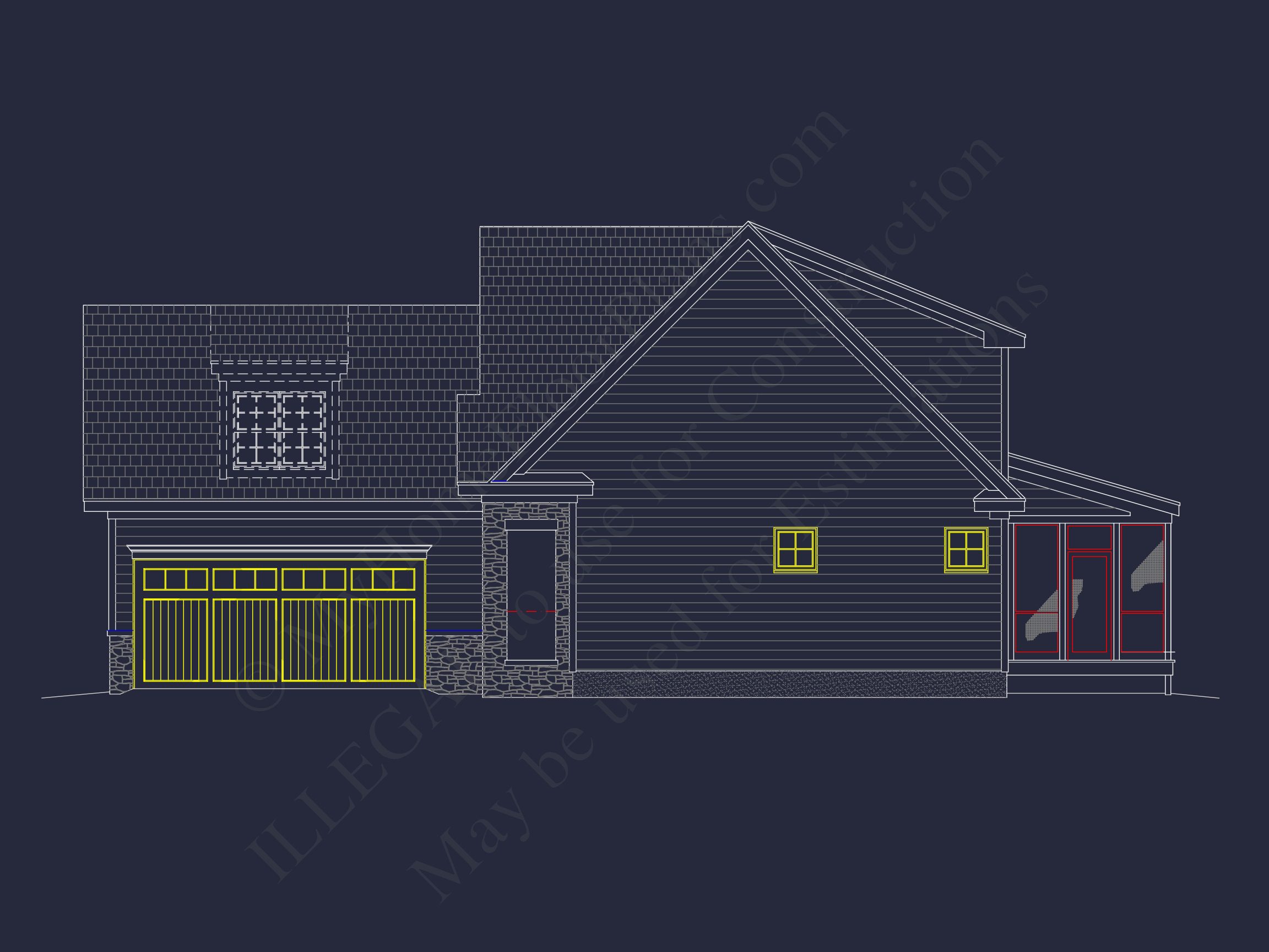 Beautiful CAD house Plan: 4 Bedroom Floor Plan with Designs