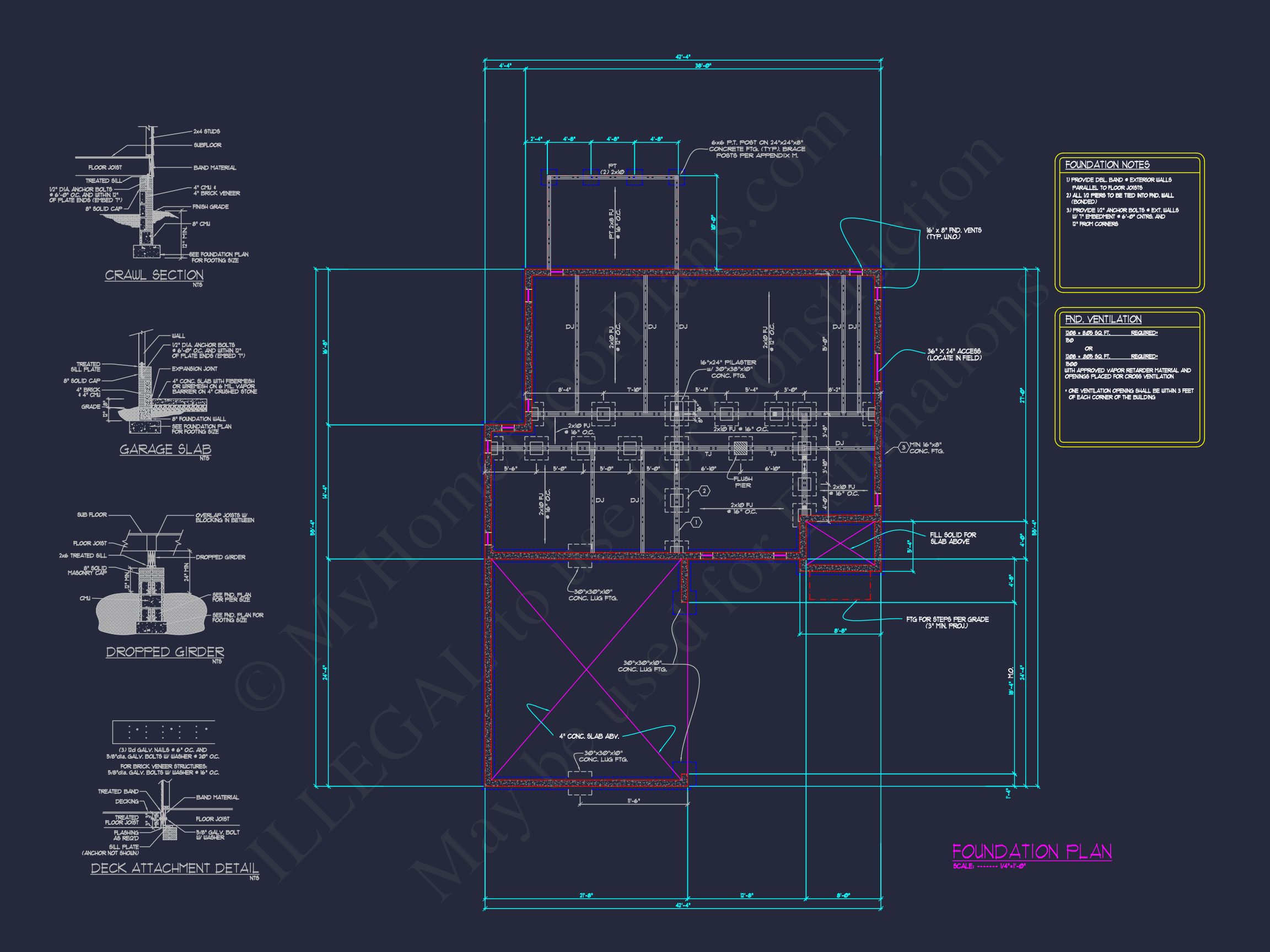 Beautiful CAD house Plan: 4 Bedroom Floor Plan with Designs