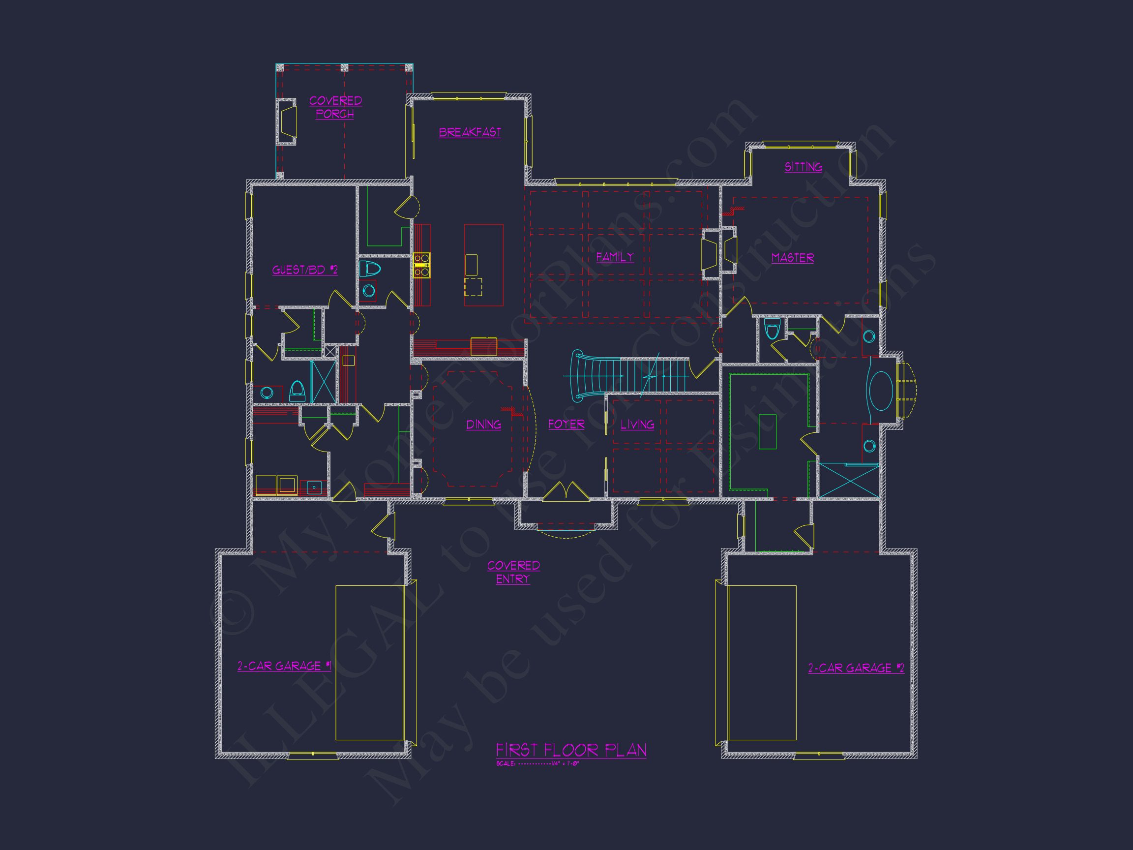 Spacious Floor Plan,Design Blueprint