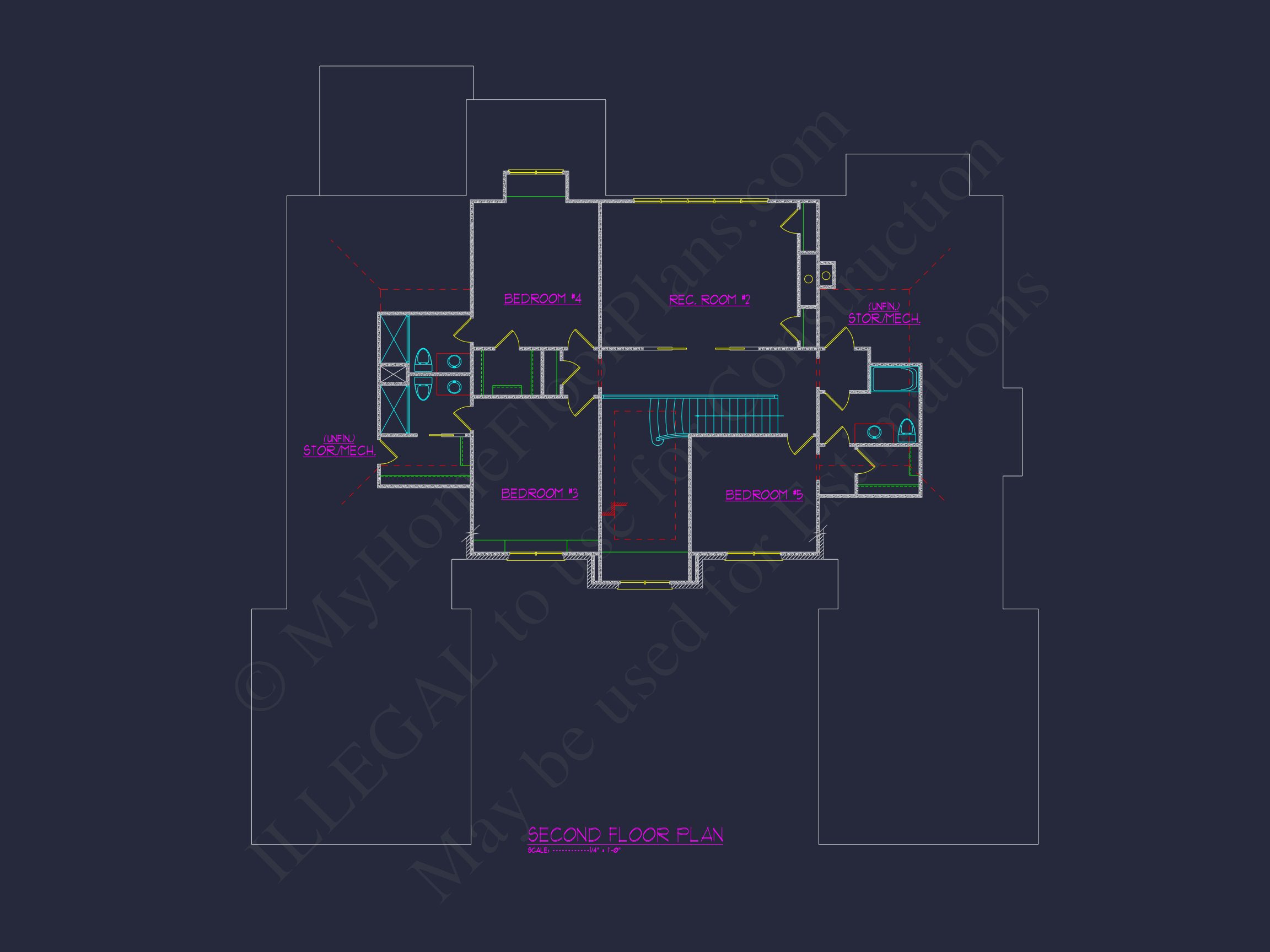 Beautiful CAD house Plan