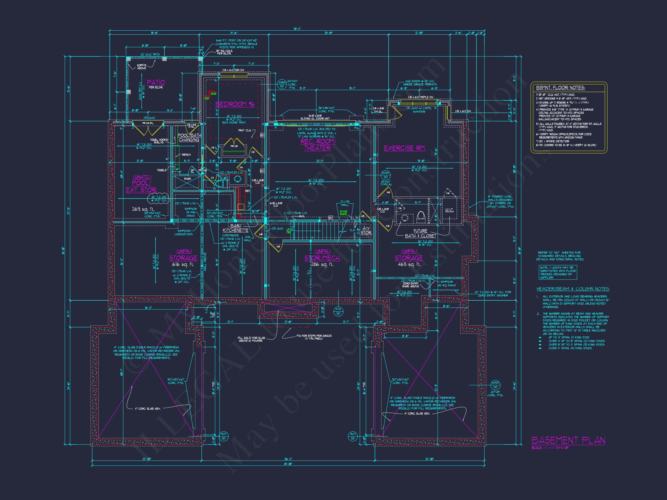 Spacious Floor Plan,Design Blueprint
