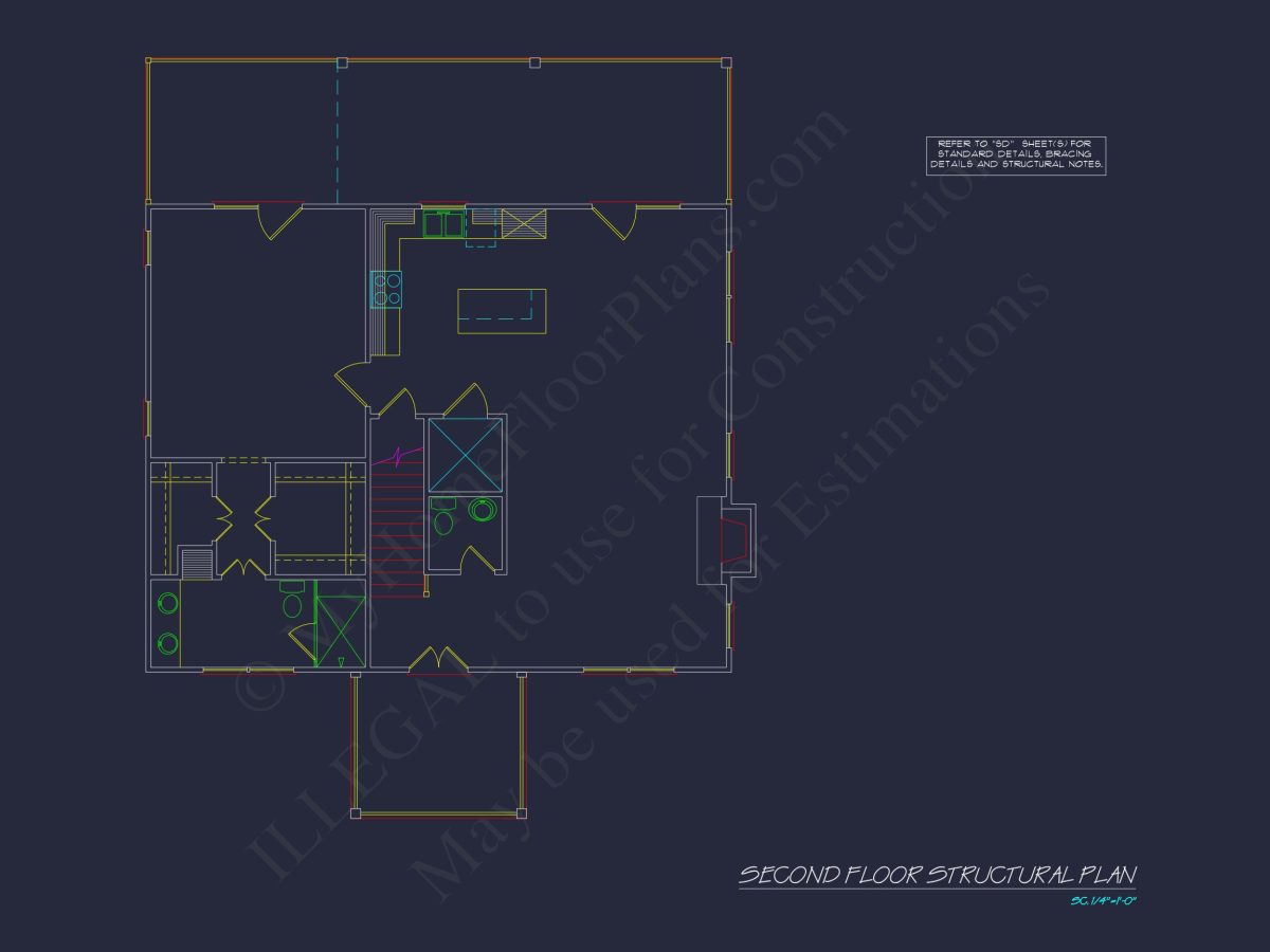 Beautiful Coastal house Plan with Open Floor Designs & CAD