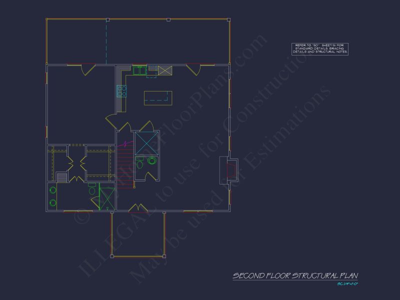 Beautiful Coastal house Plan with Open Floor Designs & CAD