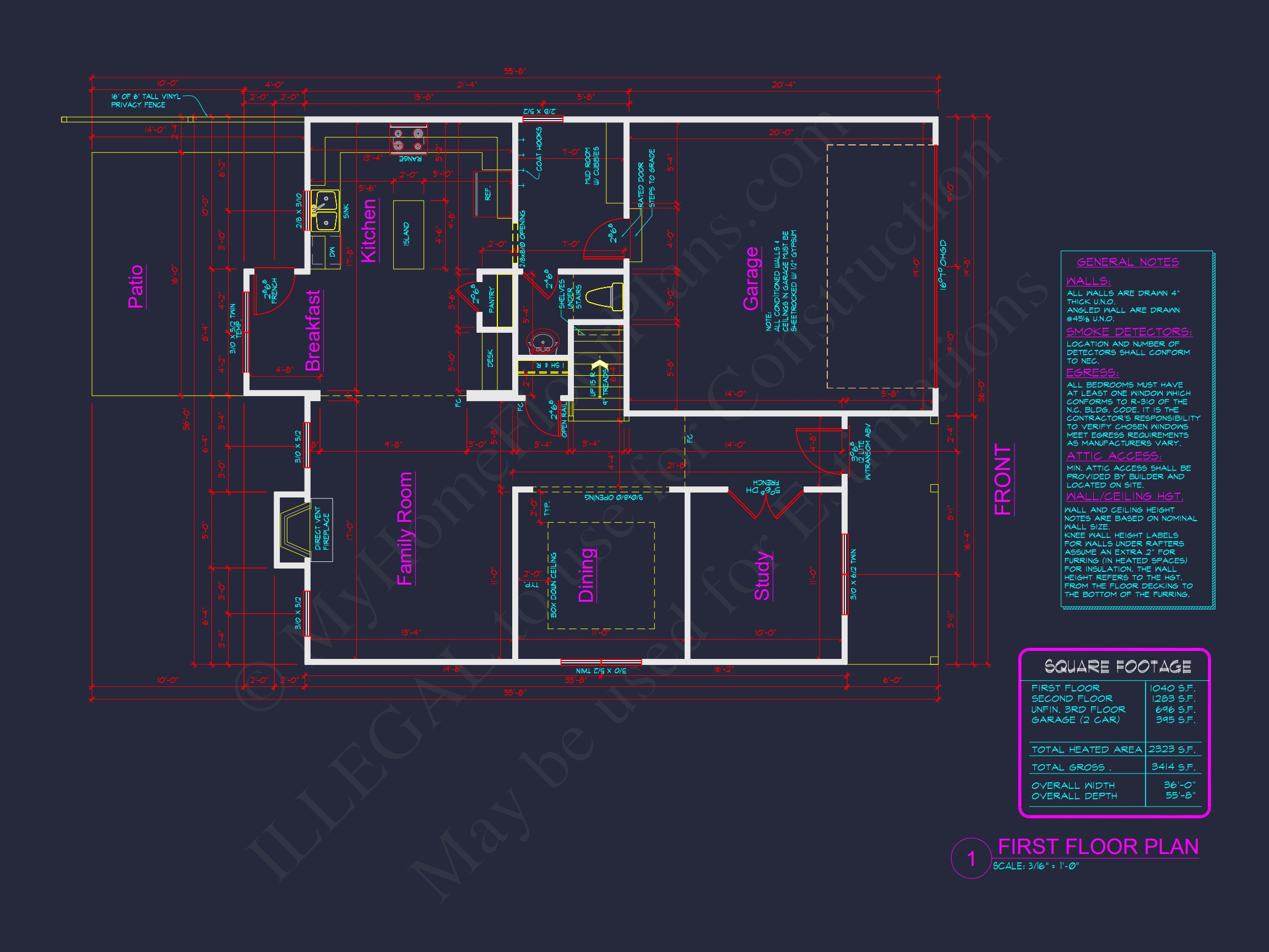 2-Story Blueprint Design