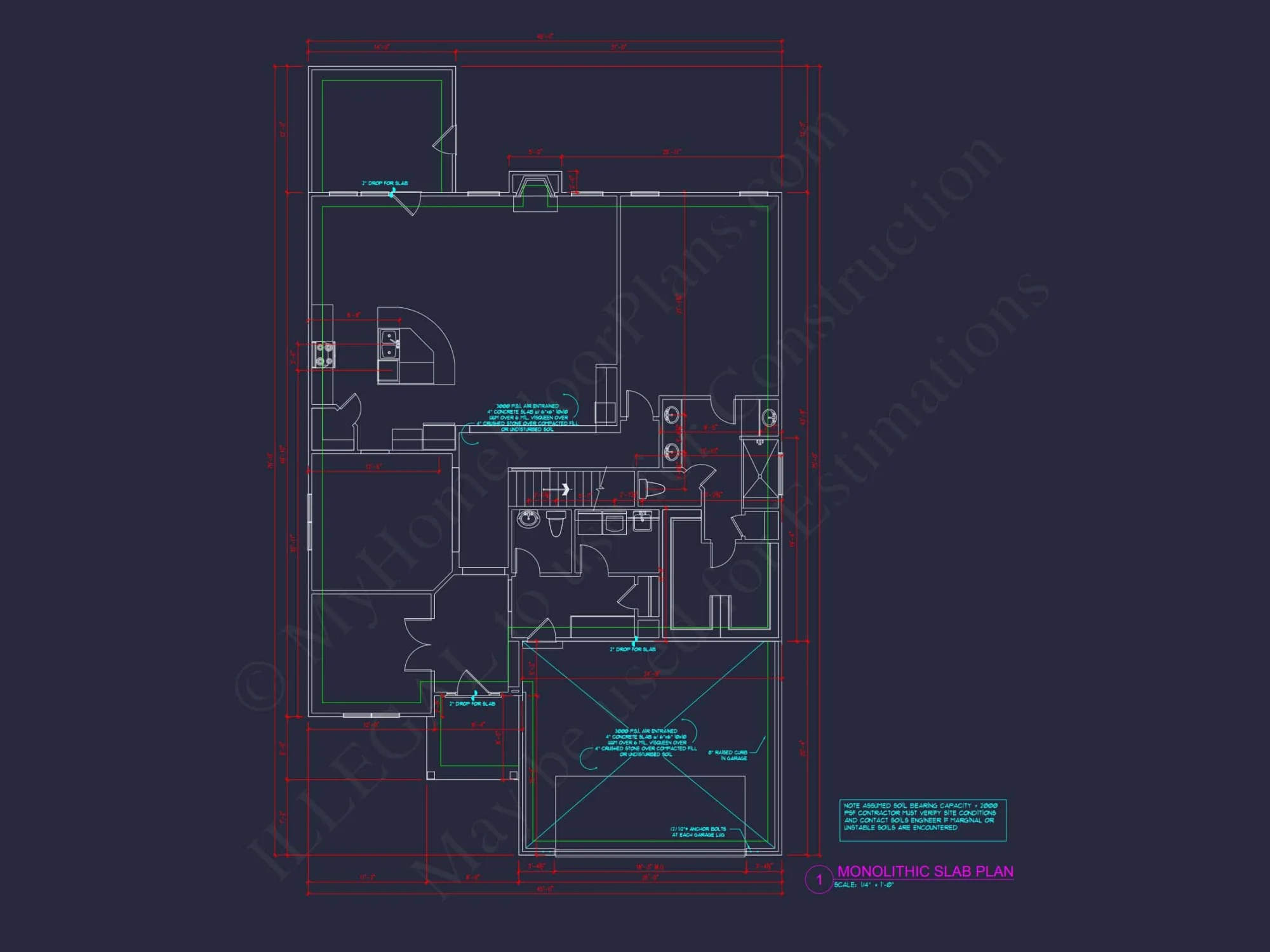 Beautiful Craftsman house Plan with 2 Floors and 3 Bedrooms