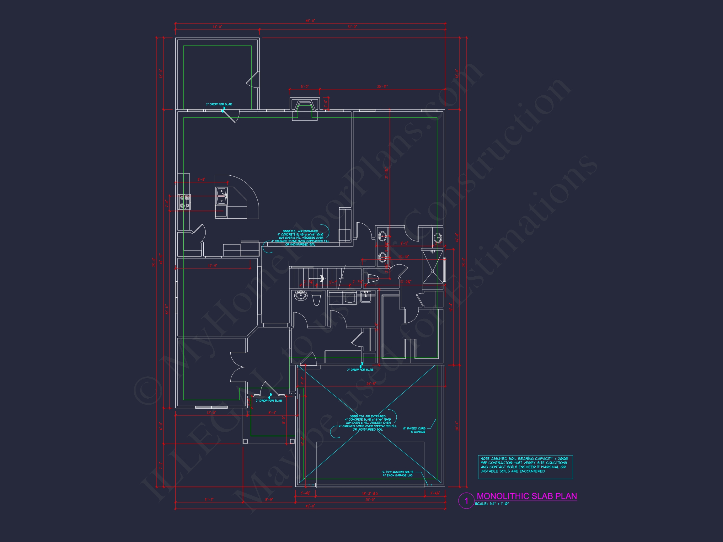 Beautiful Craftsman Home Plan with 2 Floors and 3 Bedrooms