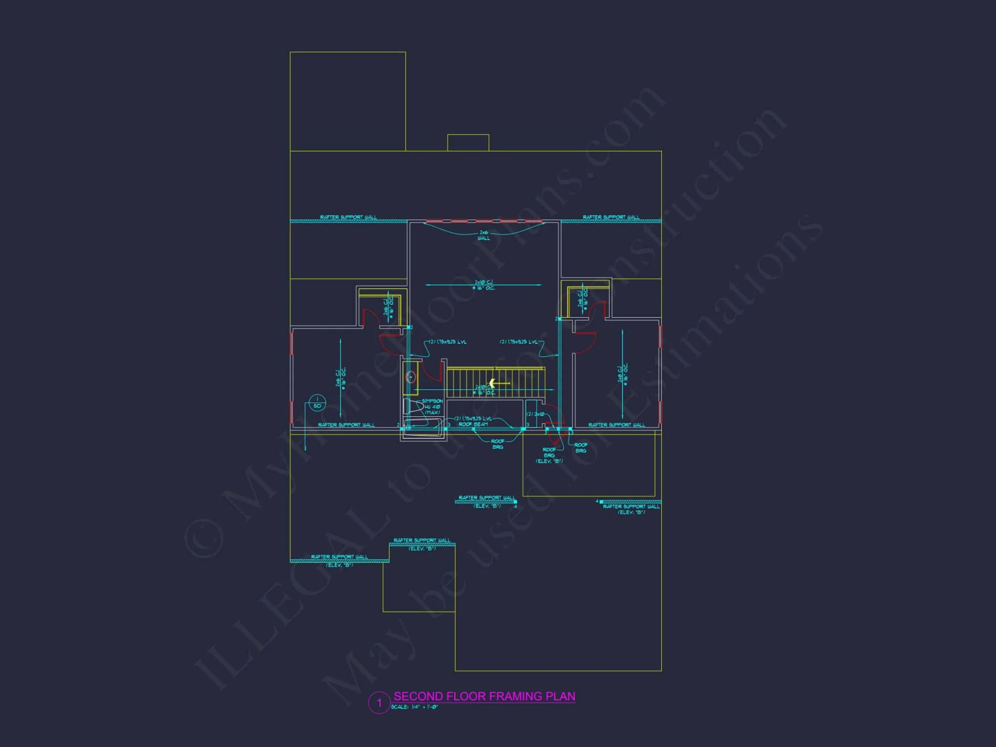 Beautiful Craftsman house Plan with 2 Floors and 3 Bedrooms