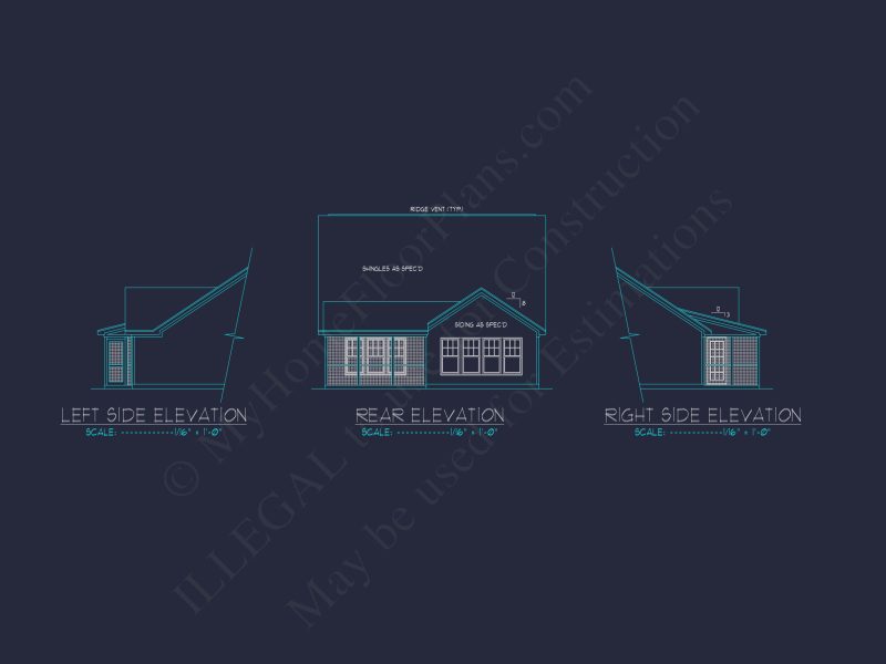 Beautiful Craftsman house Plan with 3 Beds & 2 Floors