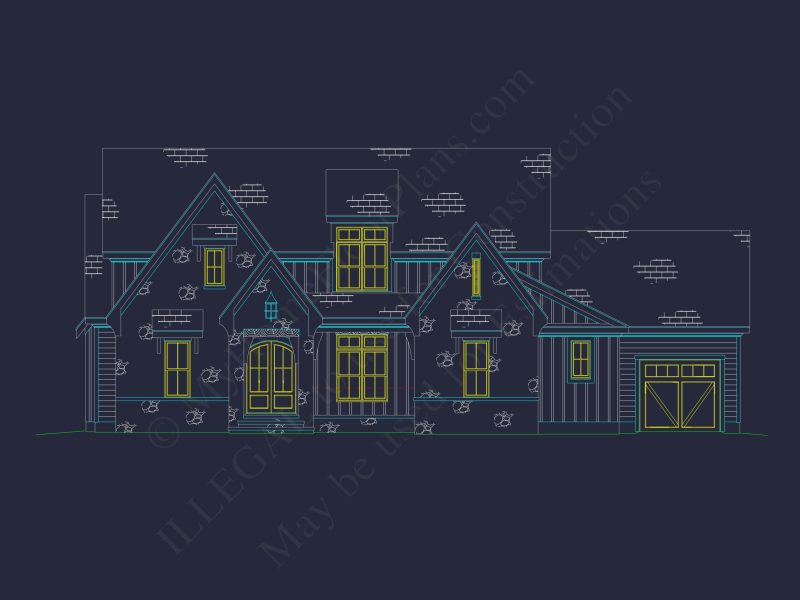 Beautiful Craftsman house Plan with Detailed Floor Blueprint
