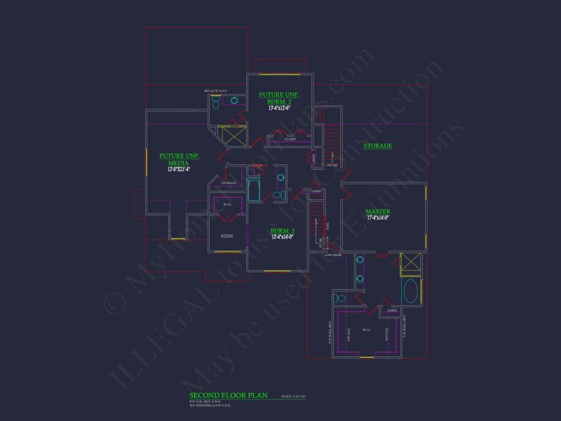 Beautiful house Floor Plan with Blueprint & Modern CAD Designs