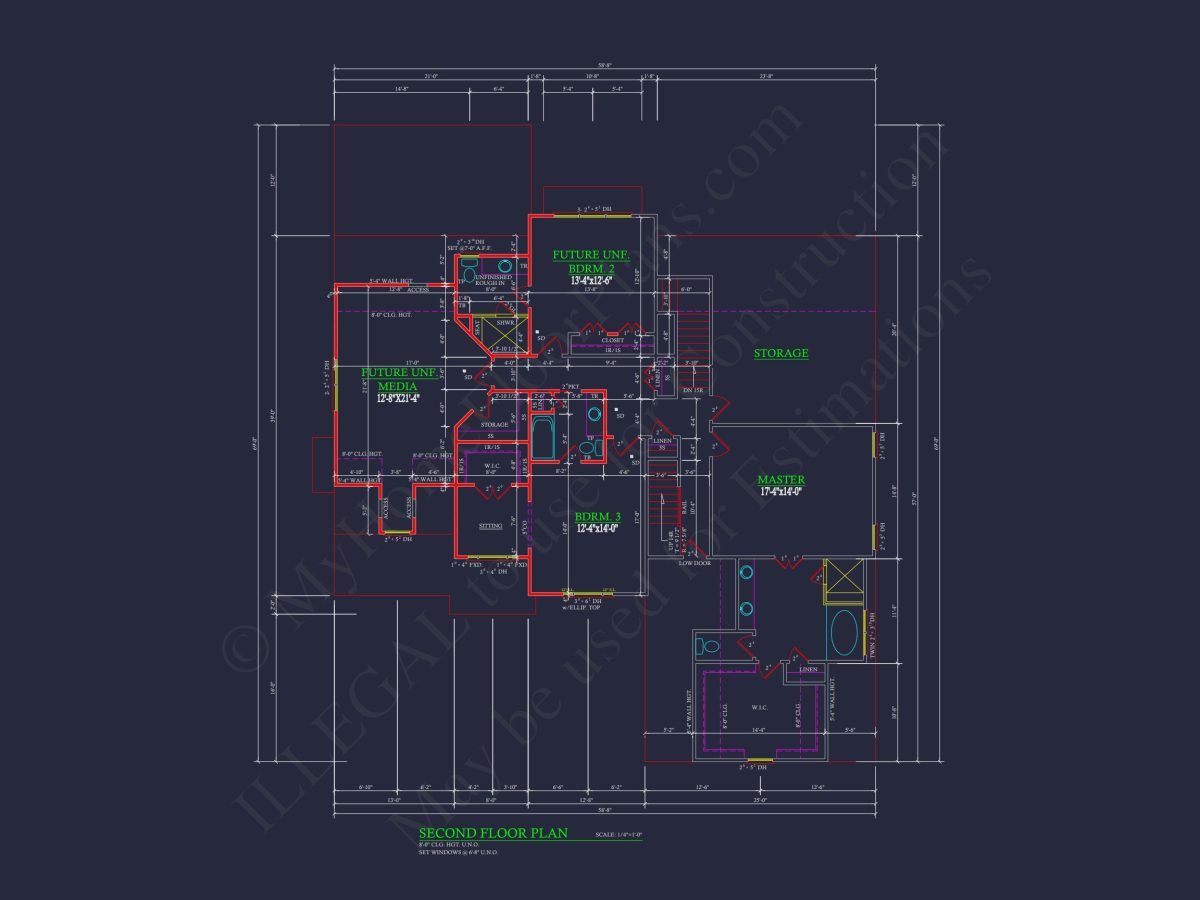 Beautiful house Floor Plan with Blueprint & Modern CAD Designs