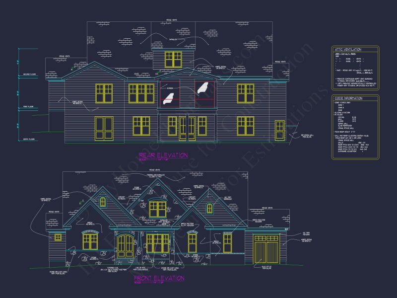 Beautiful house Floor Plan with CAD Architecture Designs
