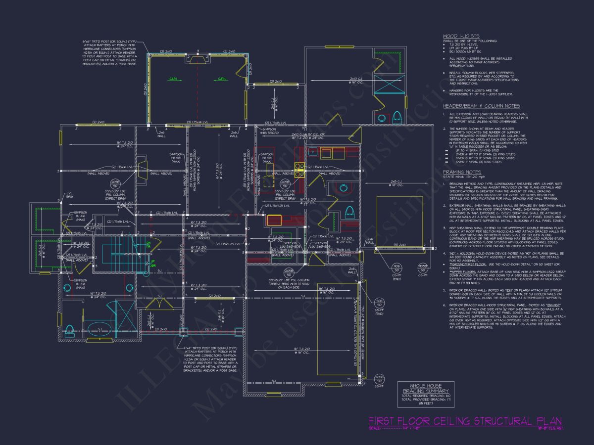 Beautiful house Floor Plan with CAD Architecture Designs
