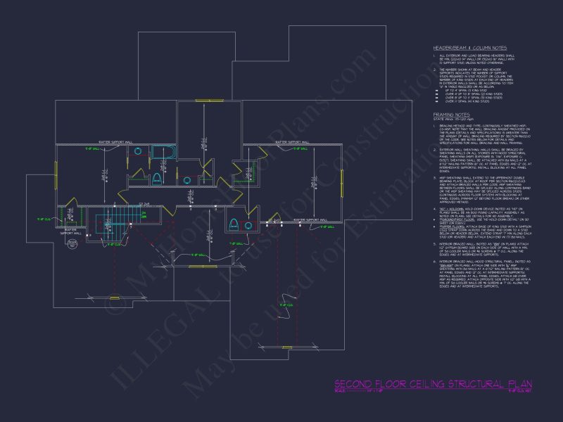 Beautiful house Floor Plan with CAD Architecture Designs