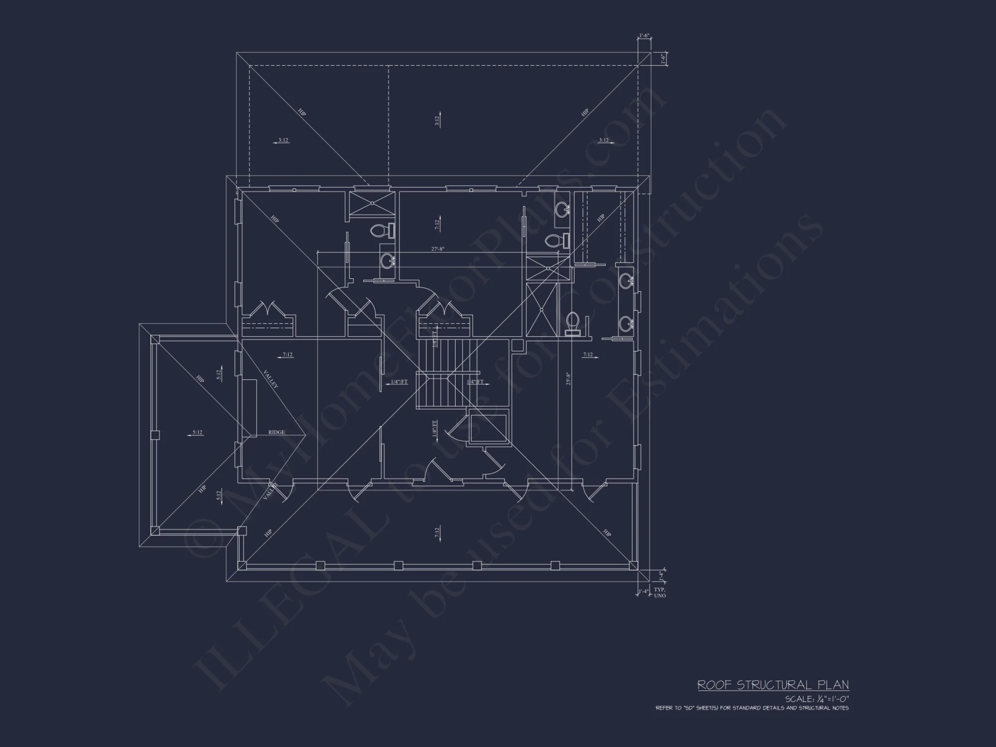 Beautiful house Floor Plan with CAD Architecture Designs