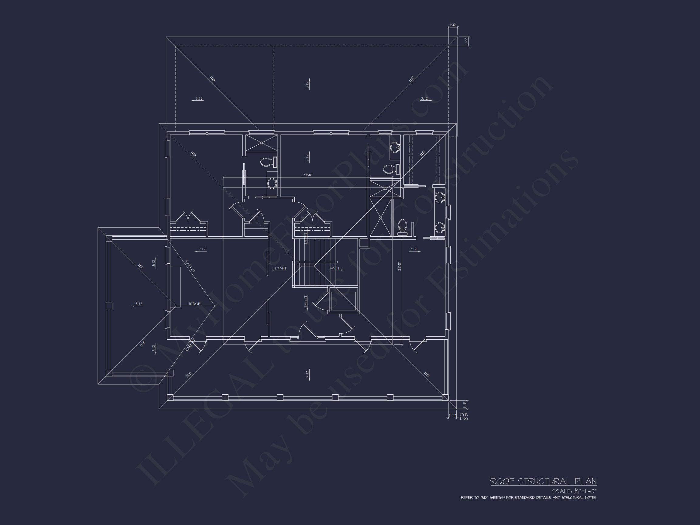 Beautiful house Floor Plan with CAD Architecture Designs