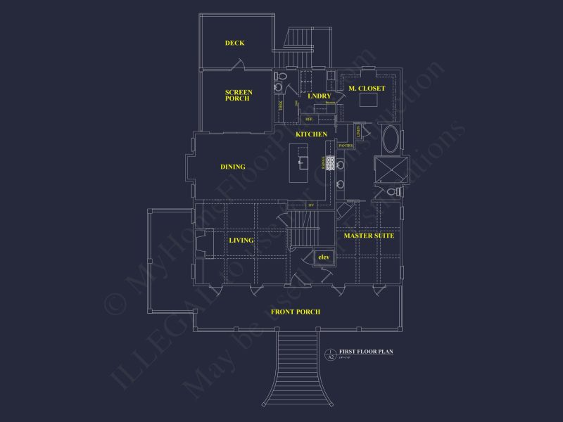 Beautiful house Floor Plan with CAD Architecture Designs