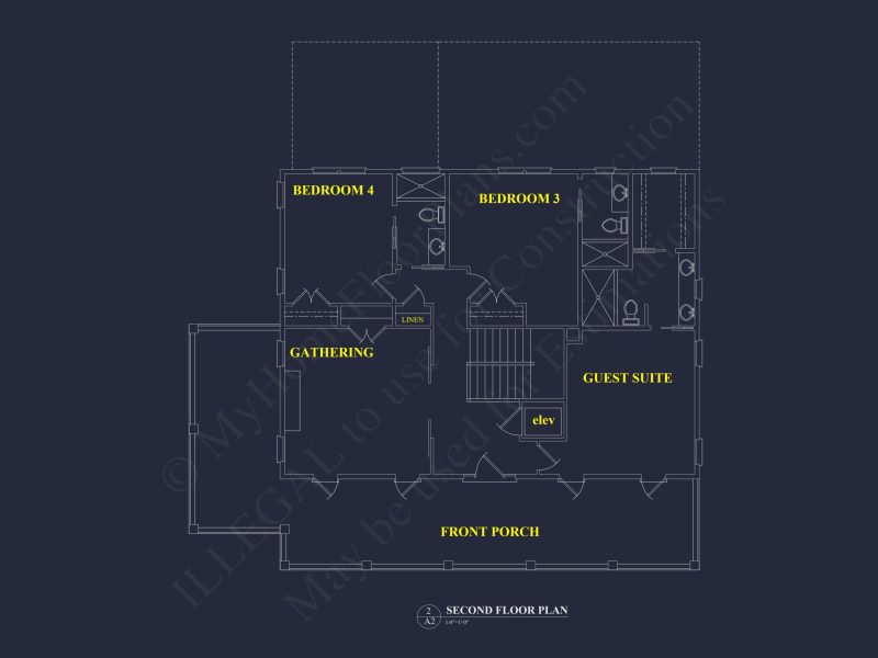 Beautiful house Floor Plan with CAD Architecture Designs