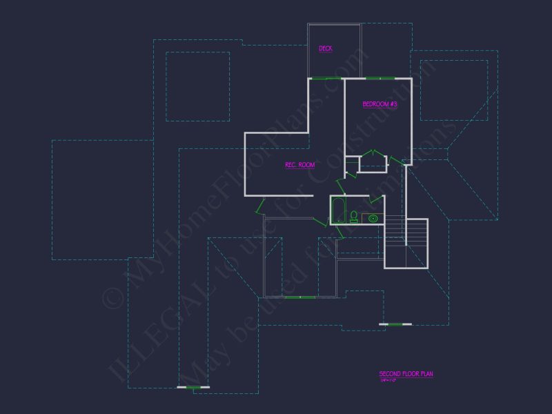 Beautiful house Floor Plan with CAD Architecture and Designs