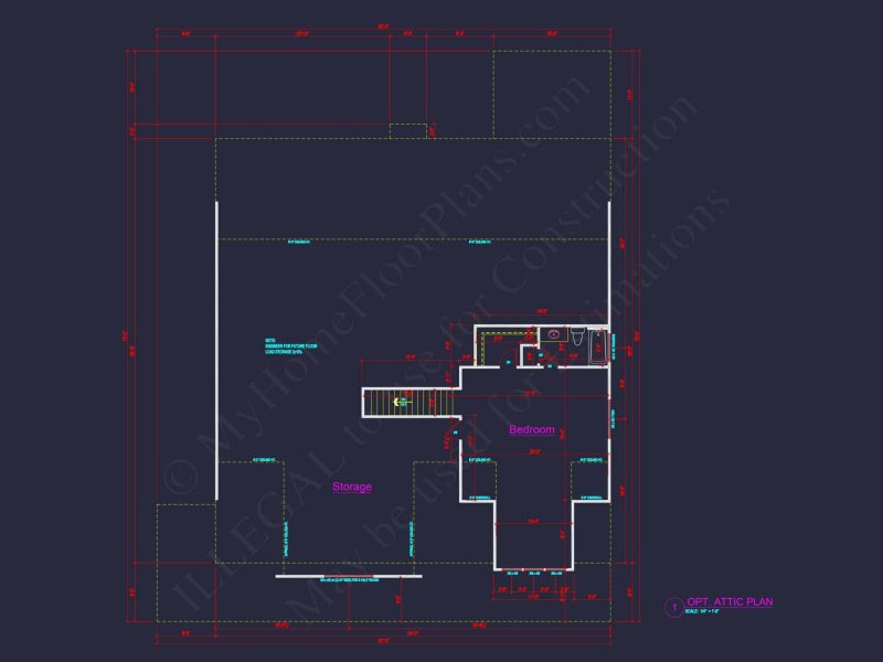 Beautiful house Floor Plan with CAD Designs & Architectural Blueprint