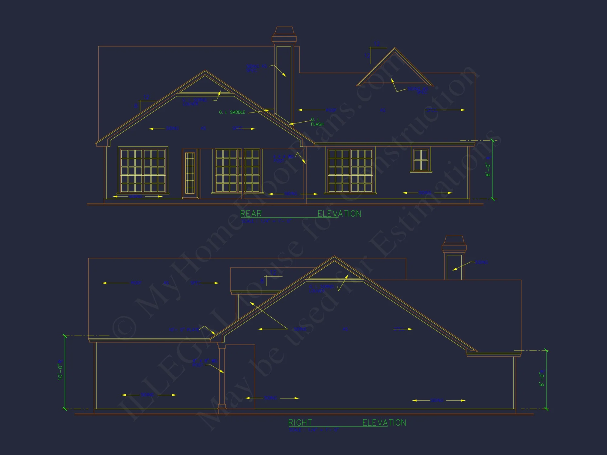 Beautiful house Floor Plan with CAD Designs & Blueprints