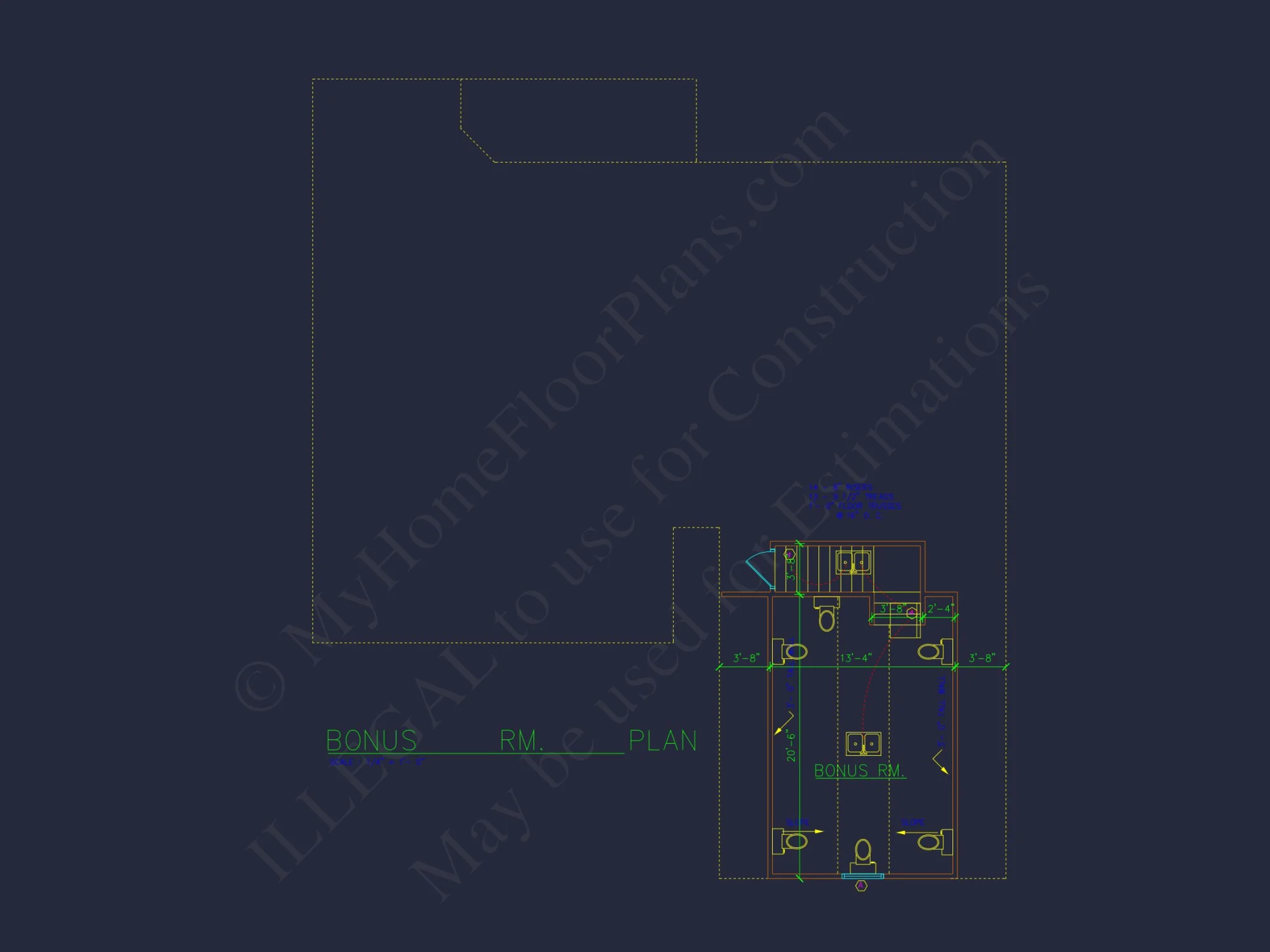 Beautiful house Floor Plan with CAD Designs & Blueprints