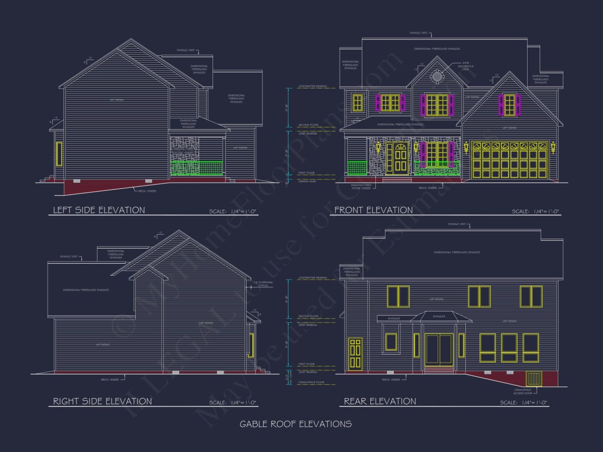 Beautiful house Floor Plan with CAD Designs and Architecture